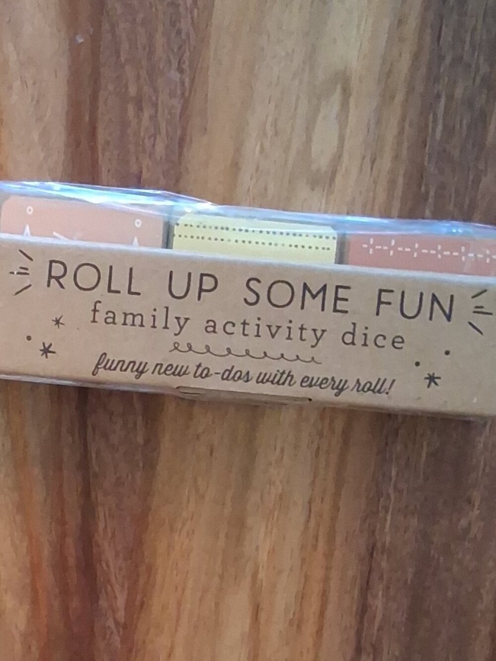 Demdaco Roll Up Some Fun Family Activity Dice Wooden Together Time Game NIB - Picture 3 of 3